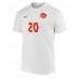 Camisa de time de futebol Canadá Jonathan David #20 Replicas 2º Equipamento Mundo 2022 Manga Curta